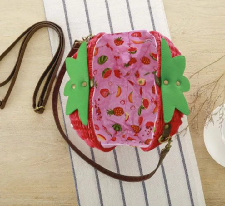 The Very Berry Strawberry Purse